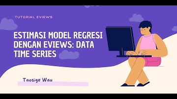 Linear regression | Time-series data | Eviews tutorial 2022