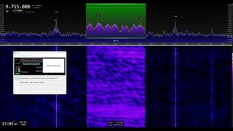 Radio Romania International DRM / 9720 kHz - Shortwave Reception (First xHE-AAC Broadcast)