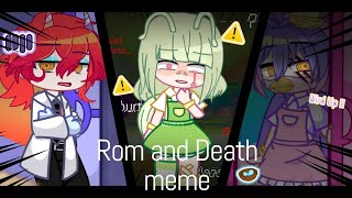 Rom and Death meme [] Garten of Banban [] Gacha Club