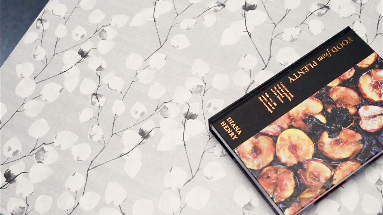 Jolee TableclothsSage Green and White Birch Floral PVC Vinyl Wipe