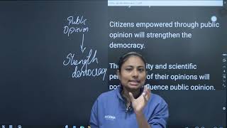 SSLC | History | Chapter 5 | PUBLIC OPINION IN DEMOCRACY | Session 1