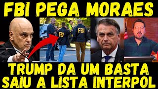 MORAES PRESO, SAIU A LISTA INTERPOL, TEMPESTADE DE RÁIOS EXPLODE CASA DE MORAES, NÃO TEM MAIS VOLTA