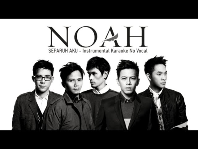 NOAH - Separuh Aku Instrumental Cover | Karaoke with Lyrics (No Vocal) class=