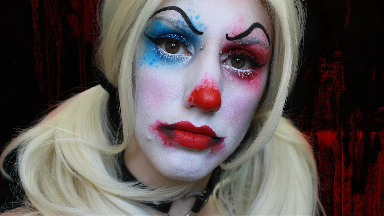 Harley Quinn Clown Makeup Tutorial Suicide Squad YouTube