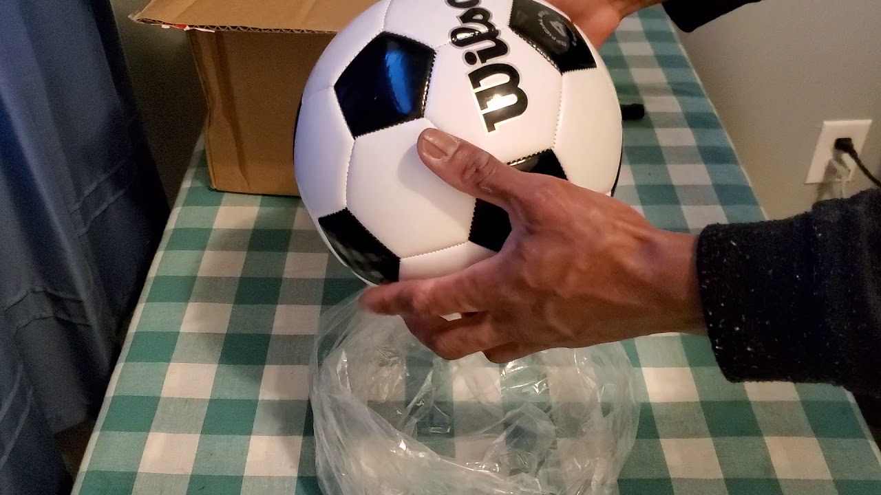 Unboxing Wilson soccer ball YouTube
