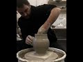 Pottery Video of Throwing a Vase on the Wheel Time Lapse by Guy Jana - Israel