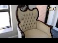 HOW TO REUPHOLSTER A CHAIR WITH A TUFTED BACK - ALO Upholstery