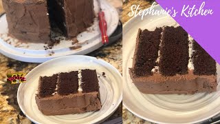 Chocolate birthday cake with whipped cream filling from scratch
recipe. this is a that almost taste like ice cream. it made wh...