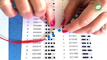 Binary Code Necklace Craft with Ms. Renee