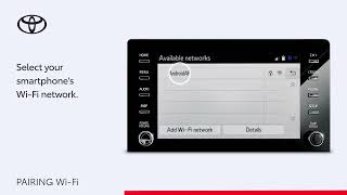 How to pair your Toyota's multimedia system via your smartphone's wi-fi network screenshot 4