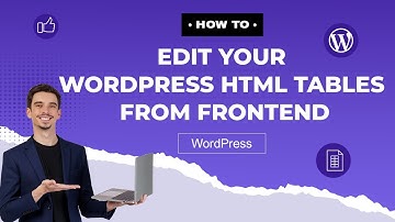 WP Table Manager as WordPress frontend table editor