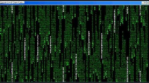 The Matrix Code Batch File
