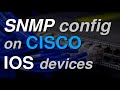 Cisco SNMP step-by-step configuration