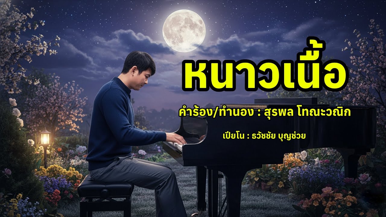 หนาวเนื้อ - เปียโนเพราะๆ - เปียโนบรรเลง - Piano Cover by  ธวัชชัย บุญช่วย Tawatchai Bunchuay