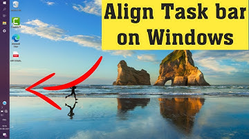 How To Align Taskbar In Window 11/10