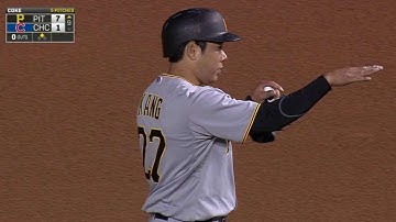 PIT@CHC: Kang hits an RBI double to center