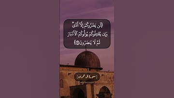 سورة آل عمران الآية ١١١ بصوت الشيخ محمد صديق المنشاوي