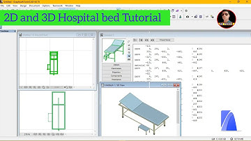 | Archicad Tutorial | - | 2D and 3D Hospital bed mattress Tutorial in Scripting Method  |