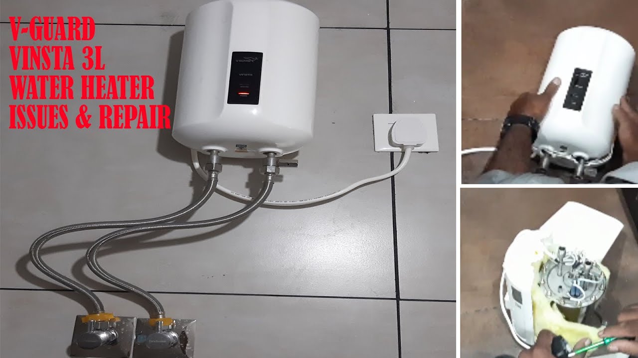 V Guard Vinsta 3L Water Heater Thermostat Replacement | V-Guard Vinsta Water  Heater Issues u0026 Repair - YouTube