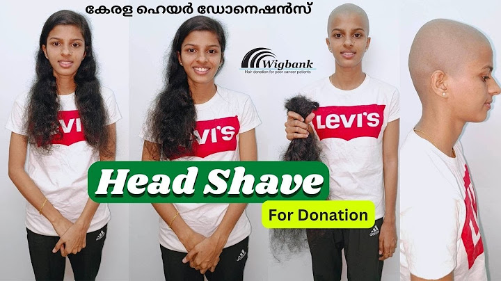 Sreelakshmi Head shave for Donation I Kerala Hair Donations I Wig Bank I #hairdonation