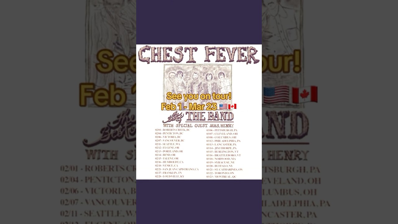 See you on tour! Celebrating The Best of THE BAND 