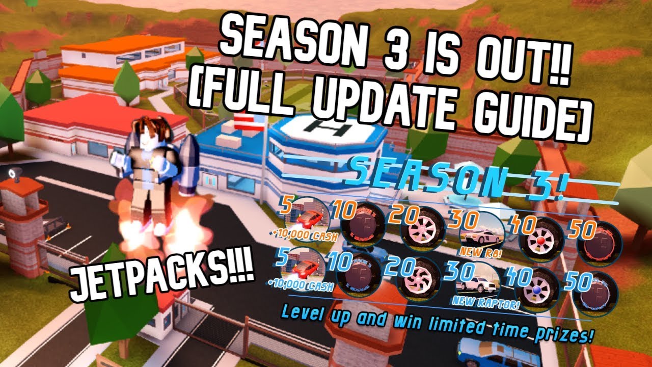 Full Guide Season 3 Update Jetpacks Roblox Jailbreak Season 3 Update Youtube - roblox jailbreak new season 3 update jetpack youtube