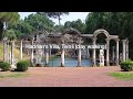 Hadrian&#39;s Villa, Tivoli, Italy. AD 118-134 Roman era. (Villa Adriana)