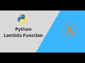 PYTHON LAMBDAS