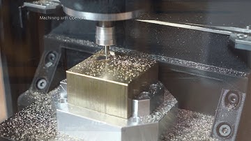OpenCN - Machining a demo part