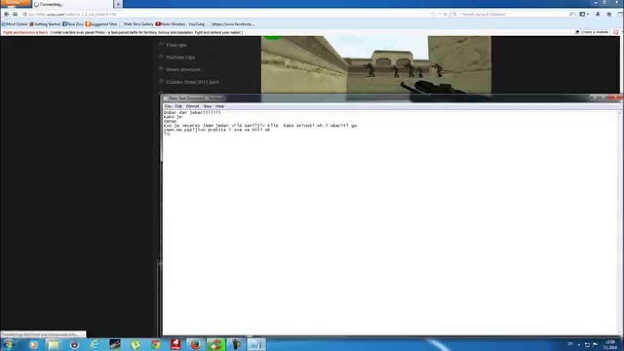 Kako skinuti wh za cs youtube