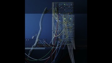 Eurorack Modular Synthesizer Ambient / Nebulae Beads Marbles Plaits Tides #Shorts