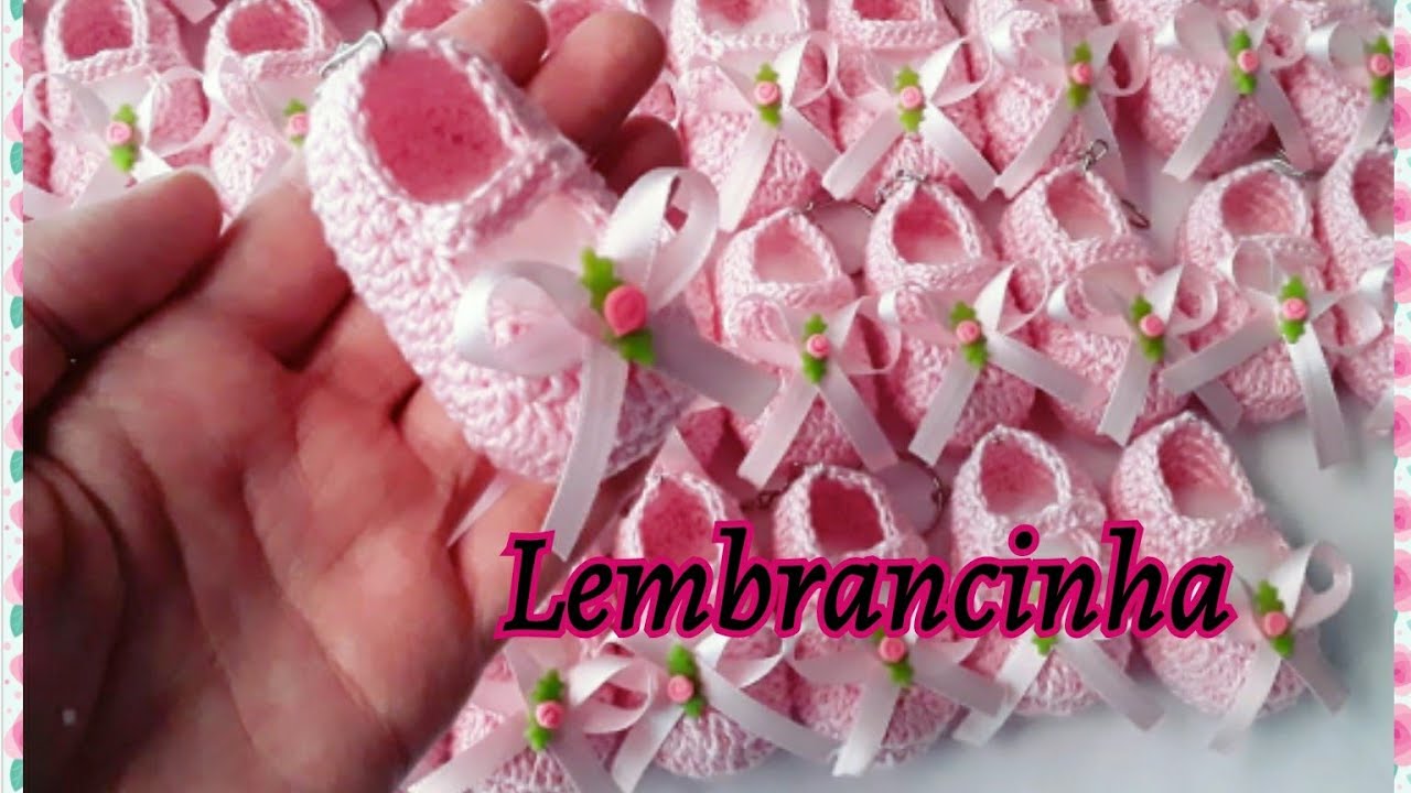 Sapatinho Lembrancinha para Maternidade e chá de bebê-Passo a passo