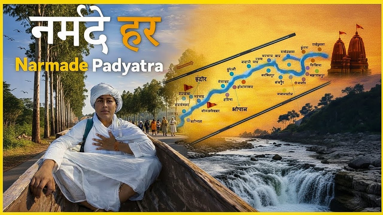 इतिहास बनी 3500 KM की नर्मदा परिक्रमा यात्रा 🥰🙏