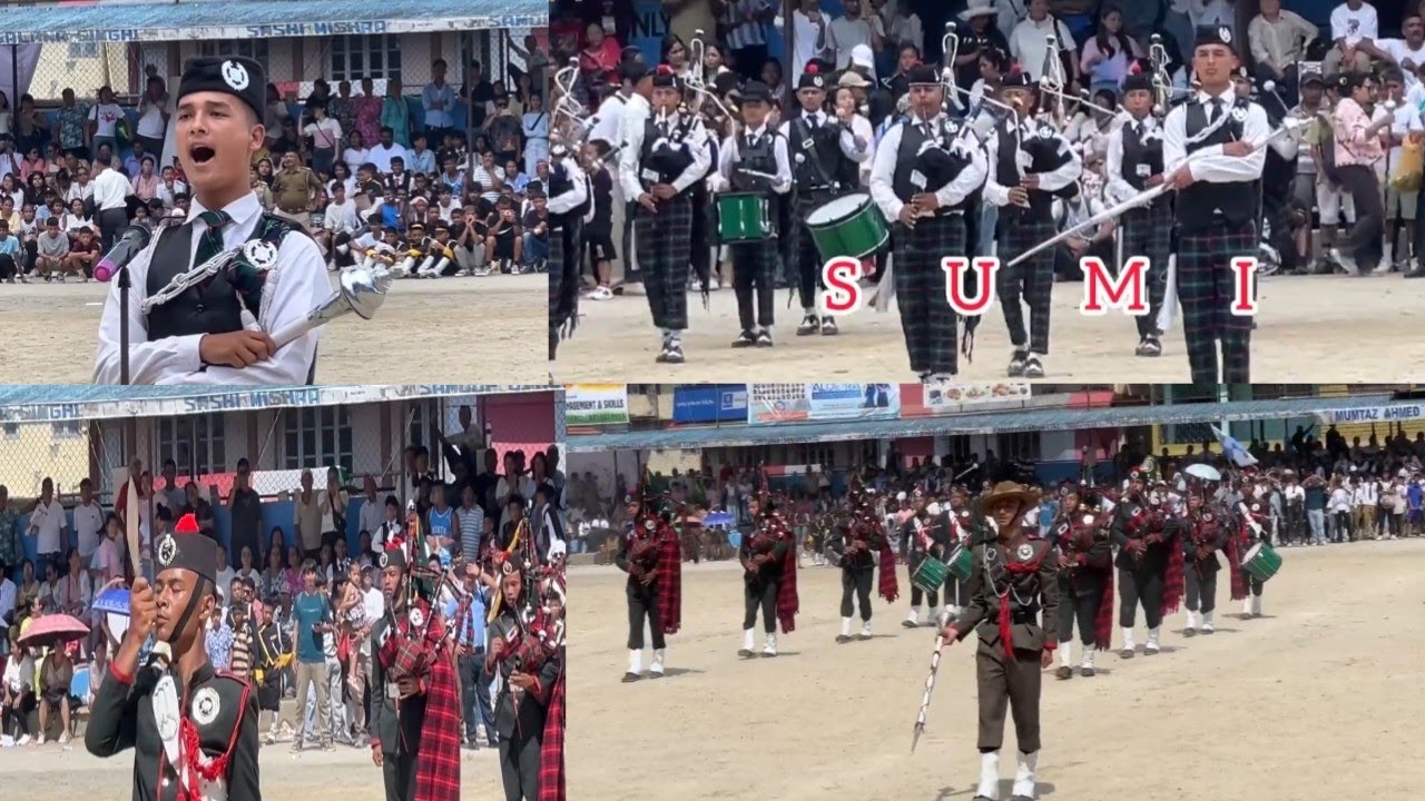 S U M I and KUMUDINI HOMES SCHOOL BAND DISPLAY Kalimpong INDEPENDENCE DAY 