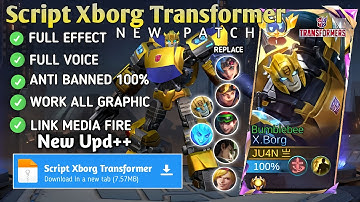 Script X.Borg Transformer - Bumblebee No Password | Full Effect Voice | New Patch