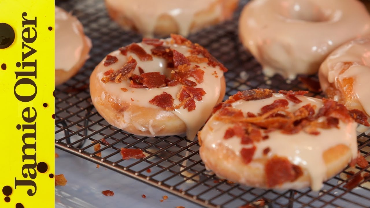 How to make American bacon doughnuts with DJ BBQ YouTube