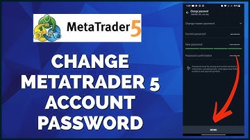How To Change Password On MetaTrader 5 Account