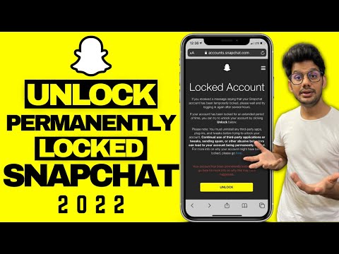 How to Unlock Your Snapchat Account | Unlock Snapchat Permanently /Temporarily Locked Account 2022