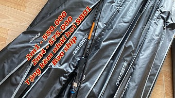 Cần ashino Twinmaster , cần chuyên lure giá sinh viên nhưng chất lượng khỏi chê