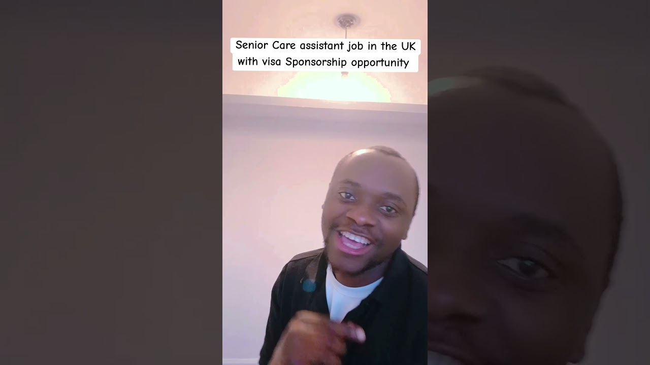 Senior Care assistant job in the UK with visa sponsorship opportunity.