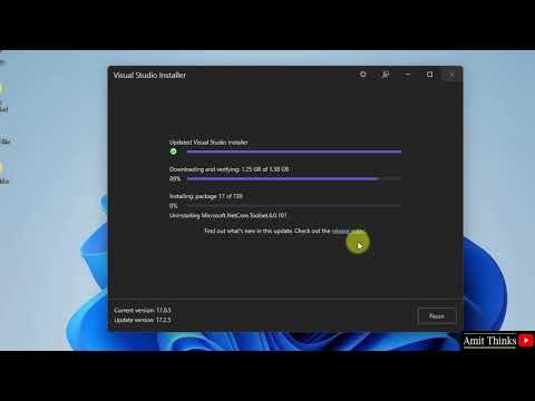 Video: Wie installiere ich Visual Studio-Updates?