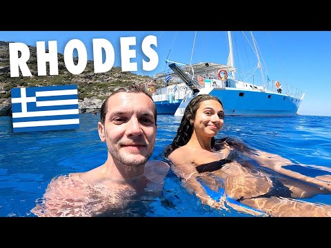 GREECE | $80 BOAT TOUR IN RHODES 🇬🇷 (WORTH IT?)