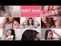 How To Wash, Style & Maintain Curly Hair | Heatless Curls