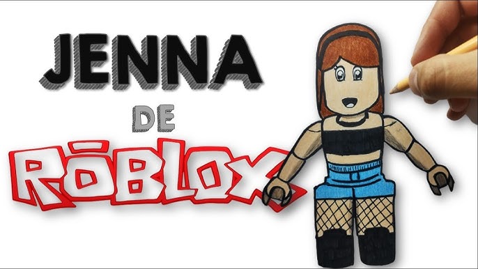 como DESENHAR o BACON do ROBLOX - cómo DIBUJAR ROBLOX - How to draw ROBLOX  