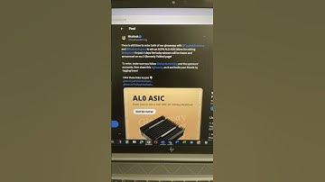 NiceHash giveaway winner for the Alephium Iceriver AL0 - #iceriver #shorts #alephium #alph #crypto