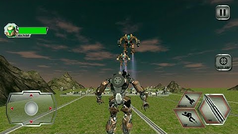 Us Army Transforming Robot train Shooter : Android Games