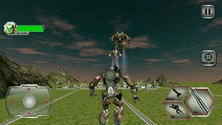 Us Army Transforming Robot train Shooter : Android Games screenshot 1