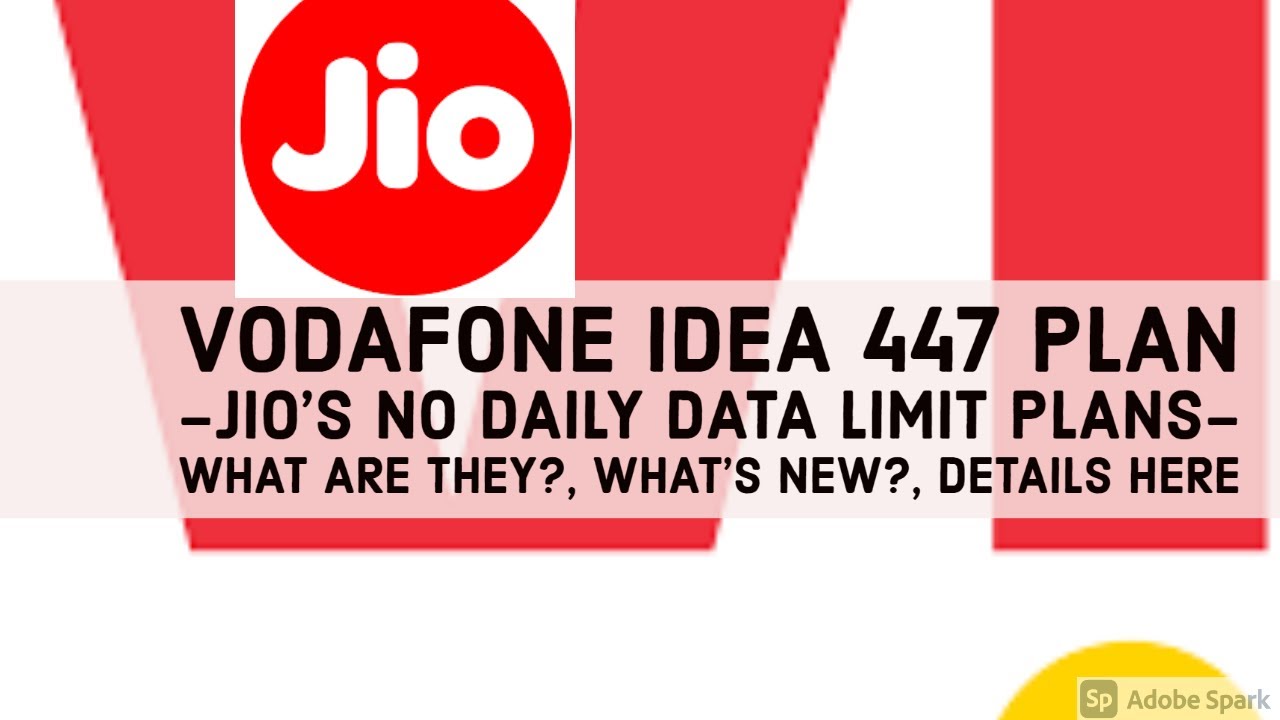 jio no daily data limit plans