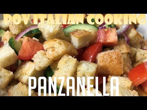 Panzanella (Tuscan Bread Salad): POV Italian Cooking Episode 97