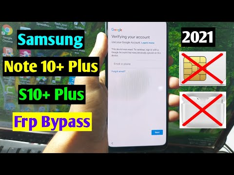Video Samsung Note 10+ Plus/S10+ Plus Frp Bypass/Reset... - youtube